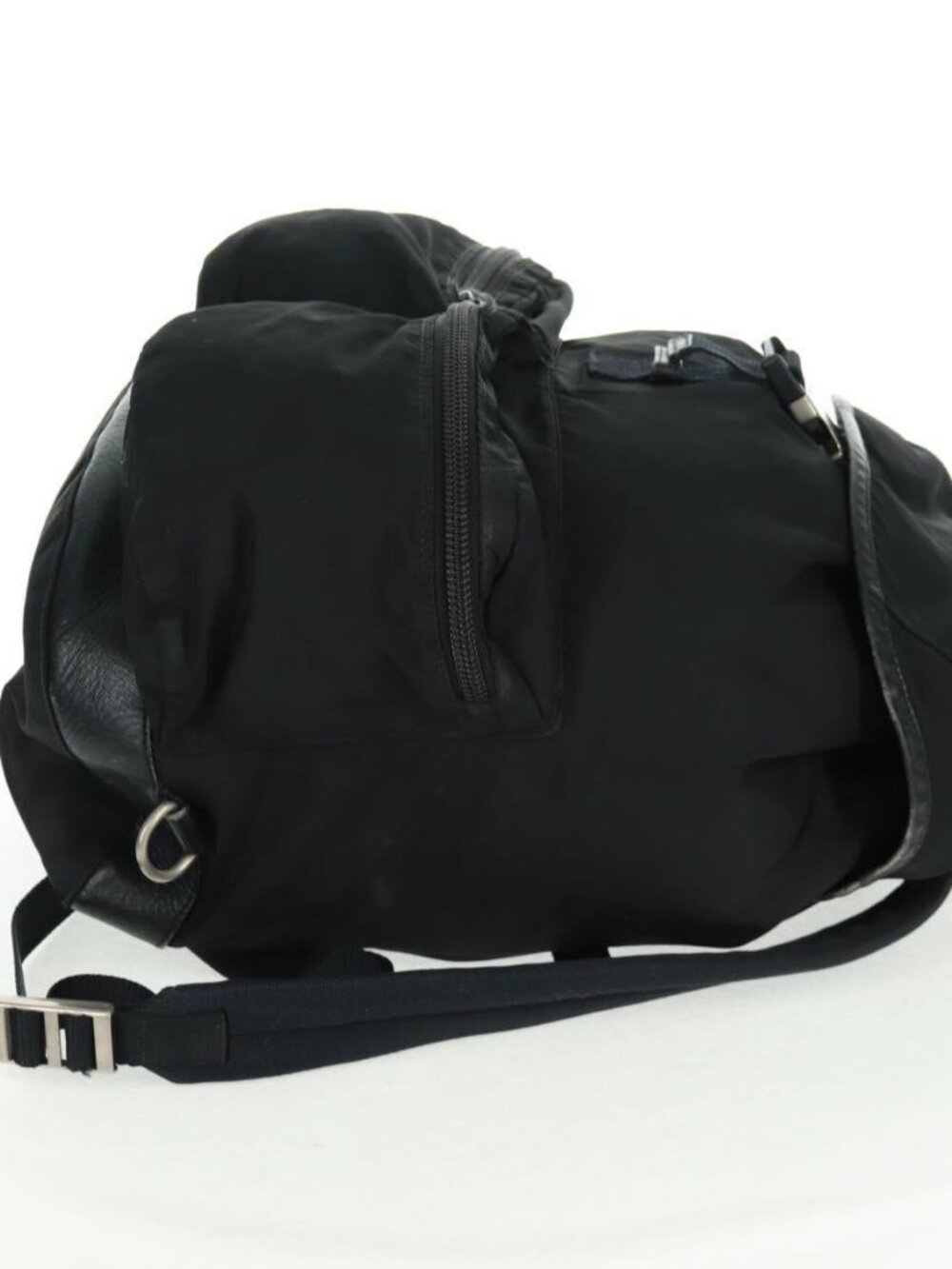 PRADA Backpack Nylon Black Silver Auth bs31873 - Picture 5 of 16